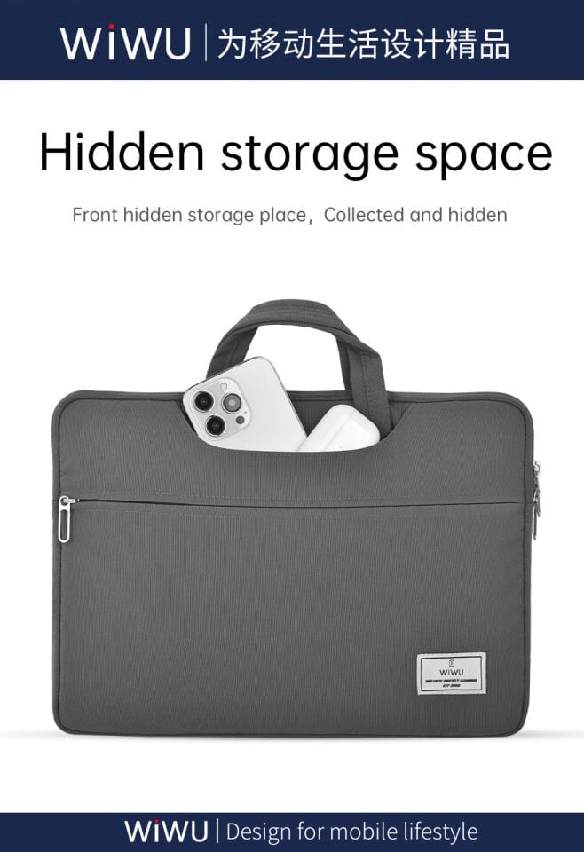 Wiwu Vivi 14'' Laptop Çanta Siyah