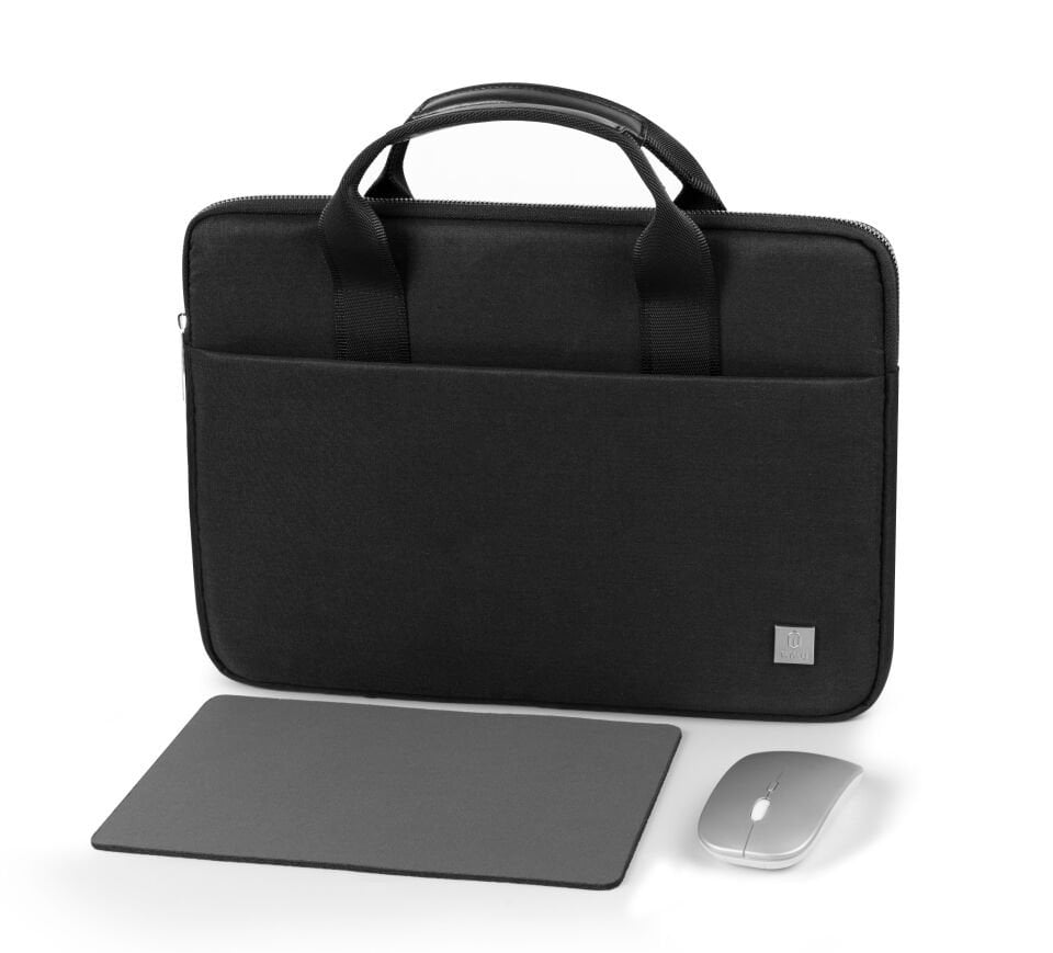 Wiwu Genius Combo 3 in 1 14'' Çanta + Mouse and Mouse Pad Siyah
