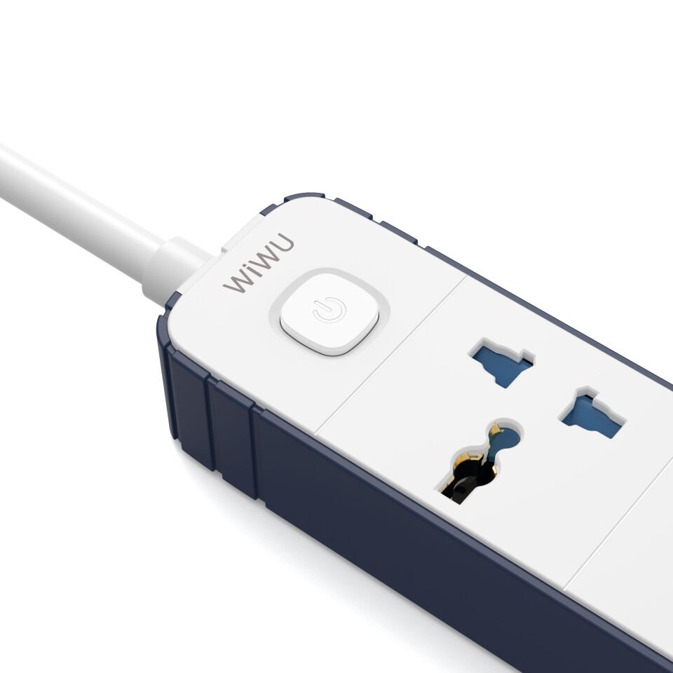 Wiwu S007 Çok Fonksiyonlu 20W Çoklu Priz 2xType c - 2xUSB - 4x SC