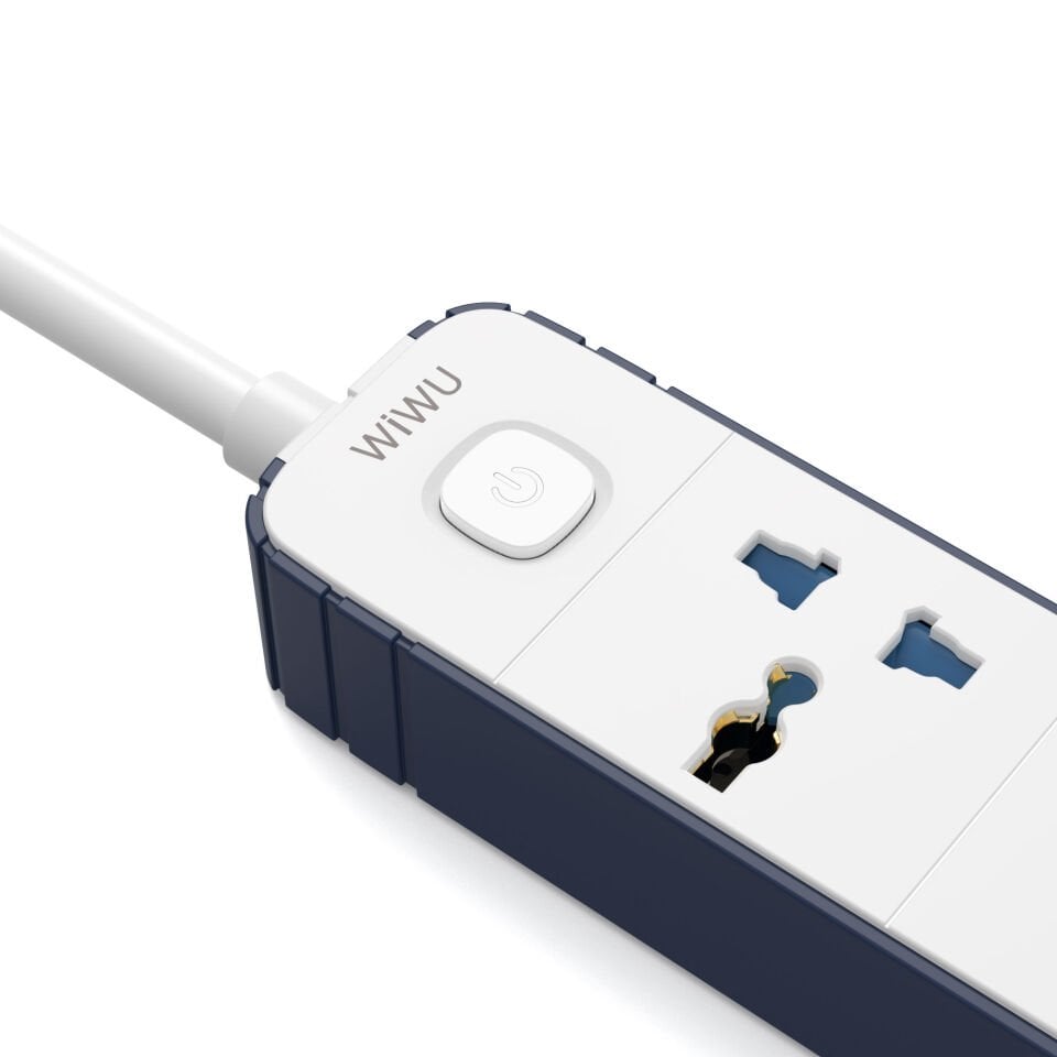 Wiwu S007 Çok Fonksiyonlu 20W Çoklu Priz 2xType c - 2xUSB - 4x SC