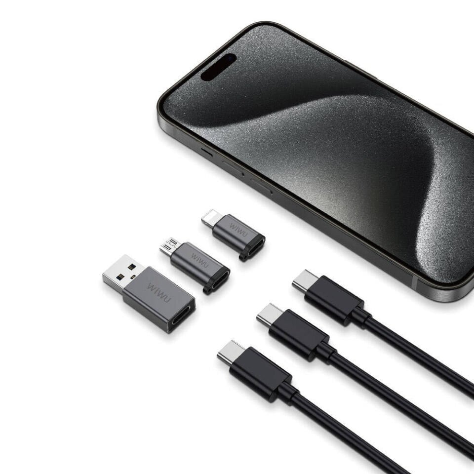 Wiwu C031 Concise Serisi 3 in 1 Type-C Adaptör Paketi