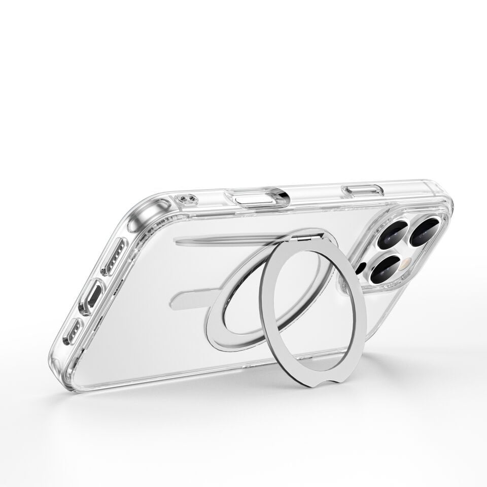 Wiwu MCC-201 16 Pro Magsafe Standlı Kılıf Şeffaf