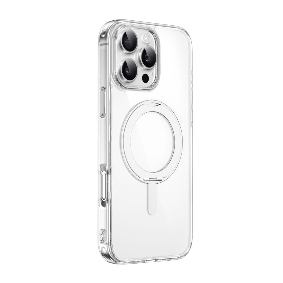 Wiwu MCC-201 16 Pro Magsafe Standlı Kılıf Şeffaf