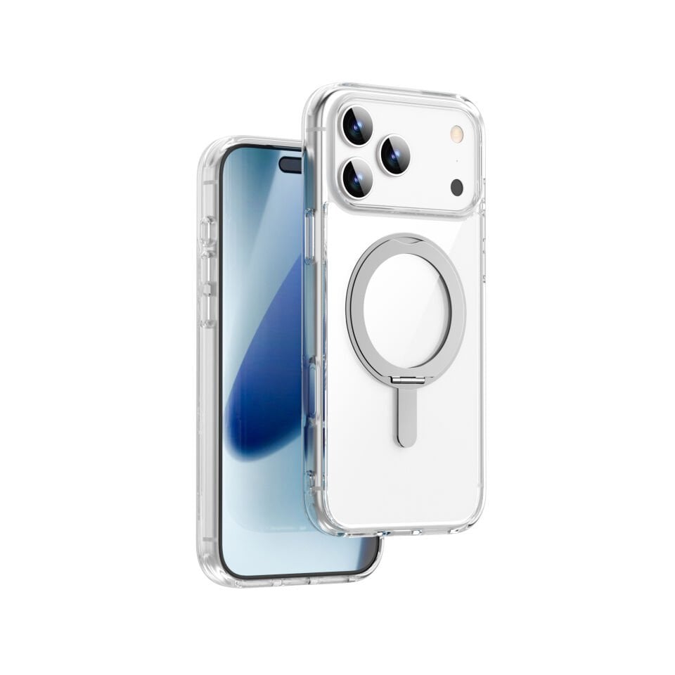 Wiwu MCC-201 17 ProMax Magsafe Standlı Şeffaf Kılıf