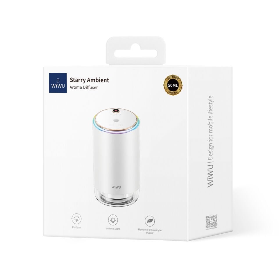 Wiwu AR003 Ortam Aydınlatmalı RGB Işıklı Hava Nemlendirici