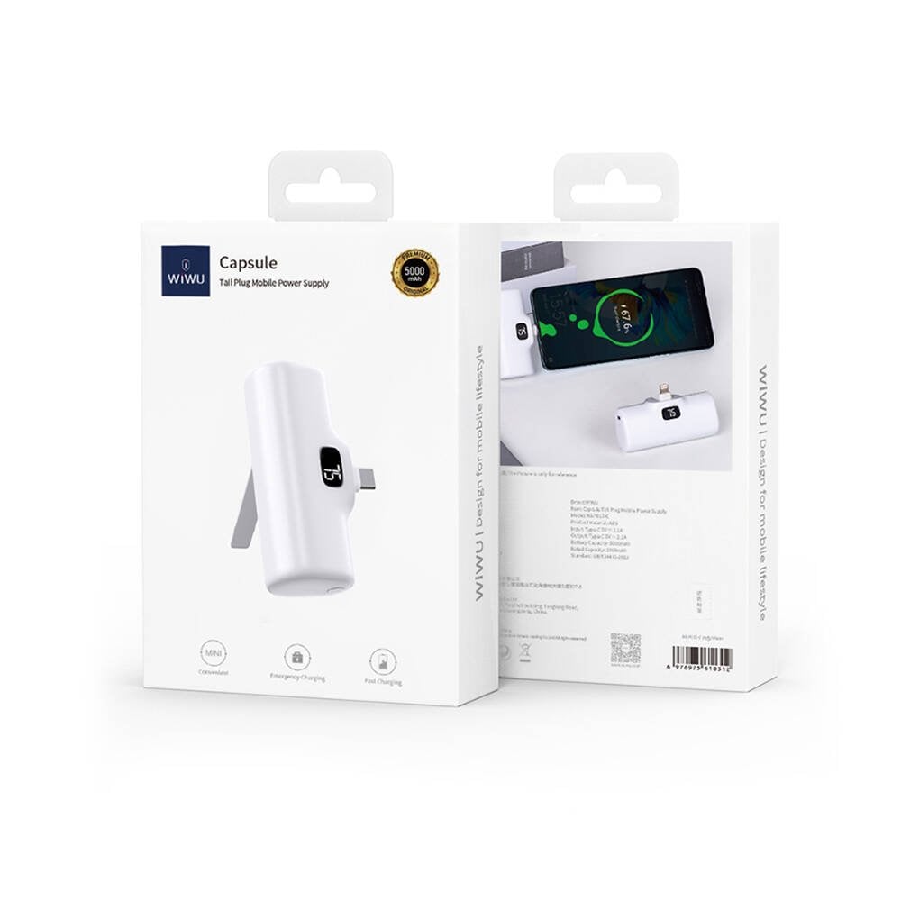 Wiwu P017 Capsule 5000 Mah Type-C Powerbank