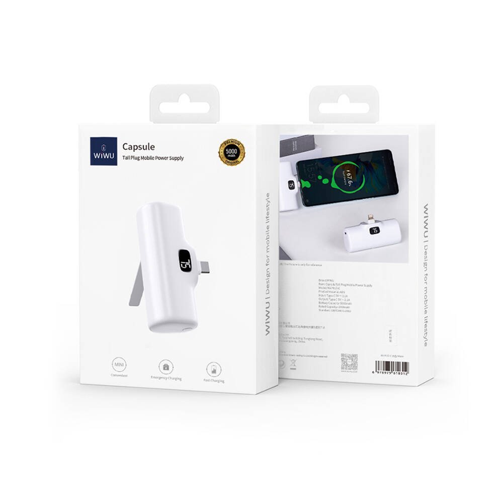 Wiwu P017 Capsule 5000 Mah Type-C Powerbank