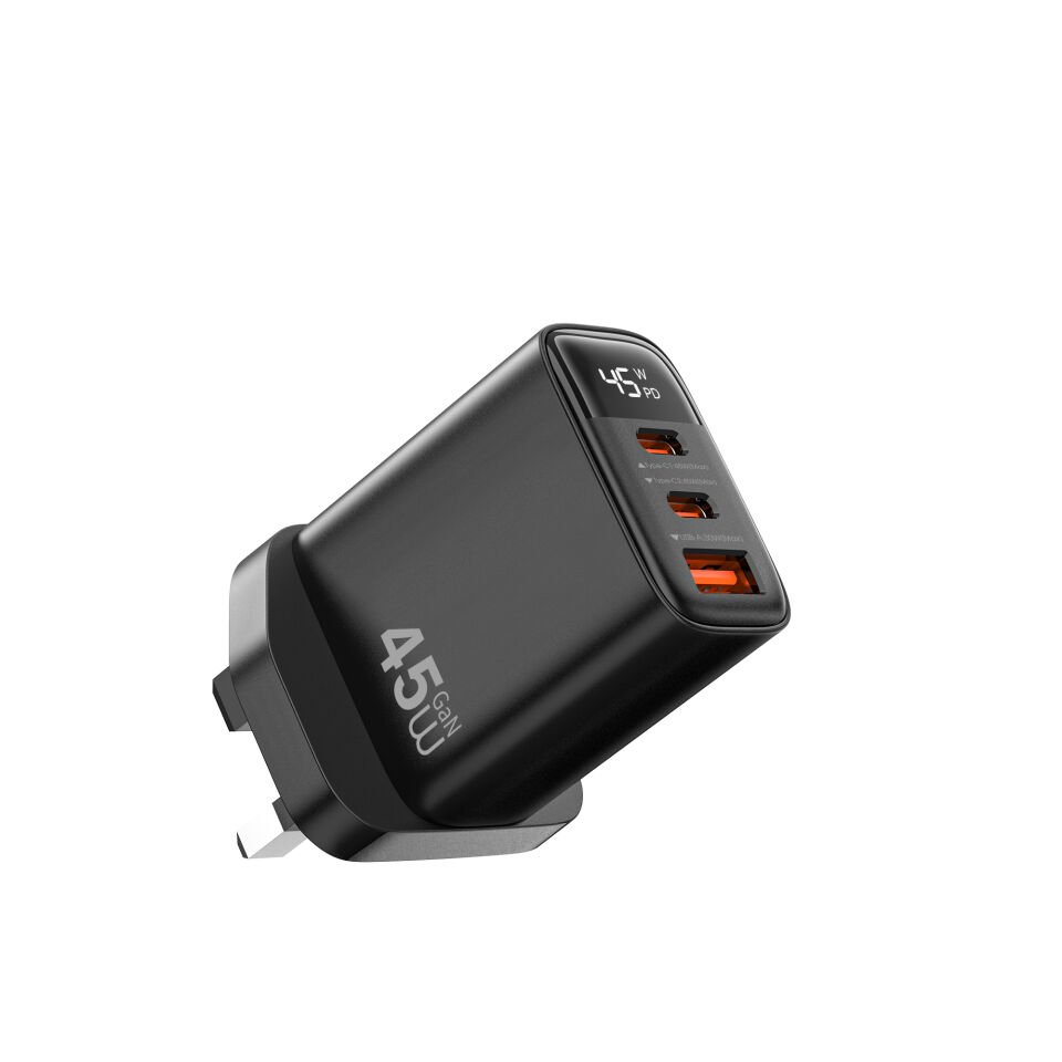 Wiwu G011 45W PD Gan Hızlı Şarj 2xType-c 1xUSB