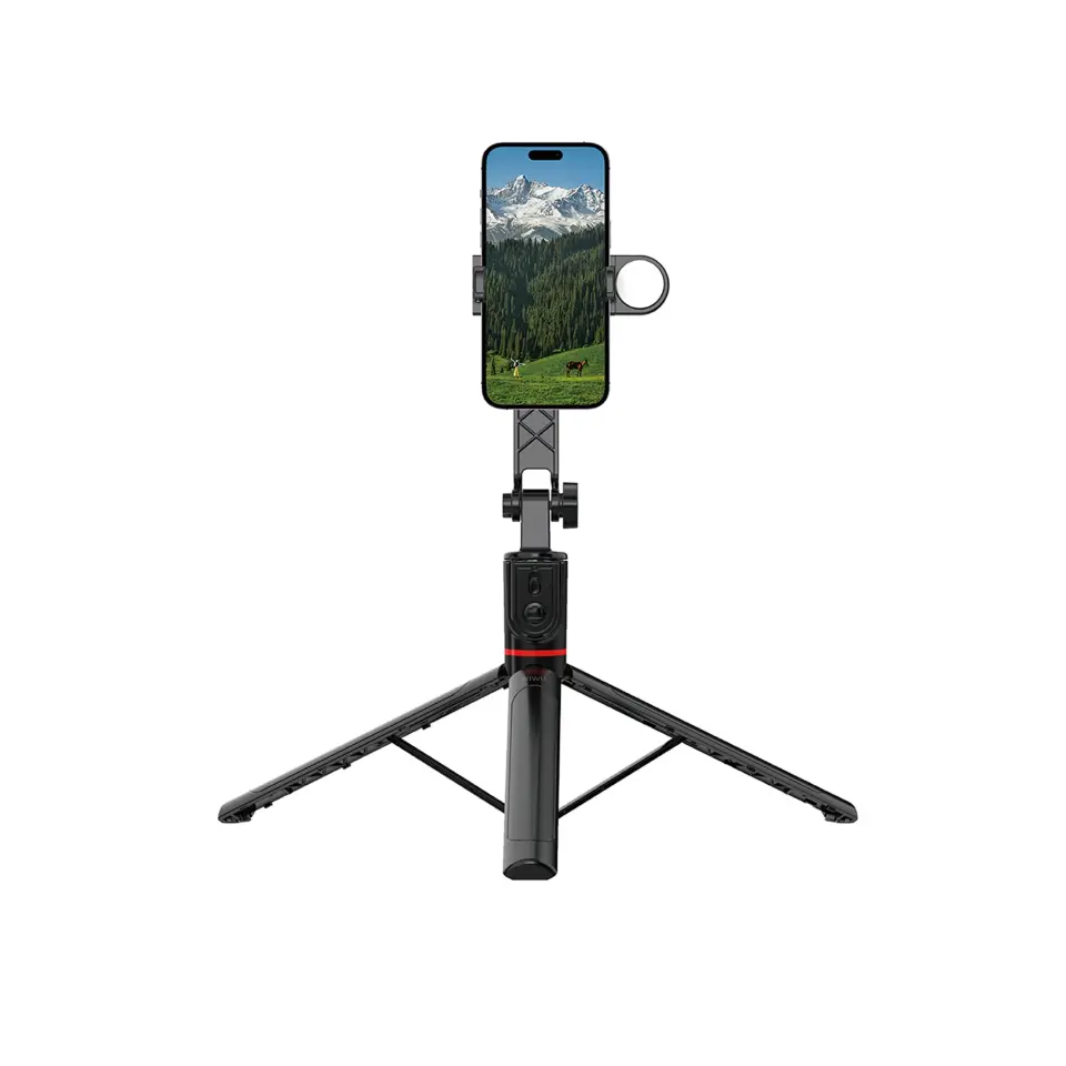 Wiwu SE015 Dolgu Işıklı Teleskopik Tripod ve Selfie Çubuğu