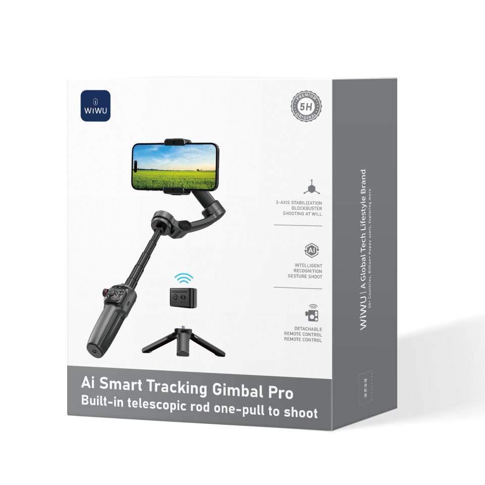 Wiwu SE016 Dolgu Işıklı Gimbal Stabilizatör