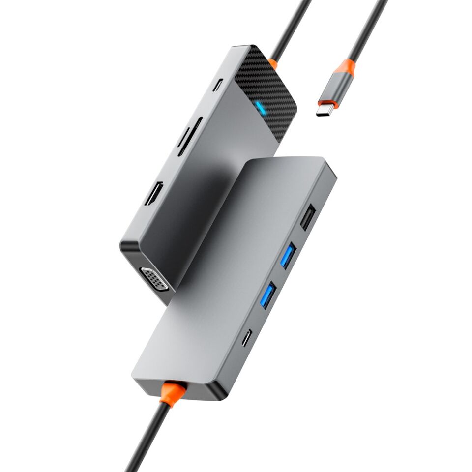 Wiwu A921HV Alpha 9 in 1 Type-C Hub