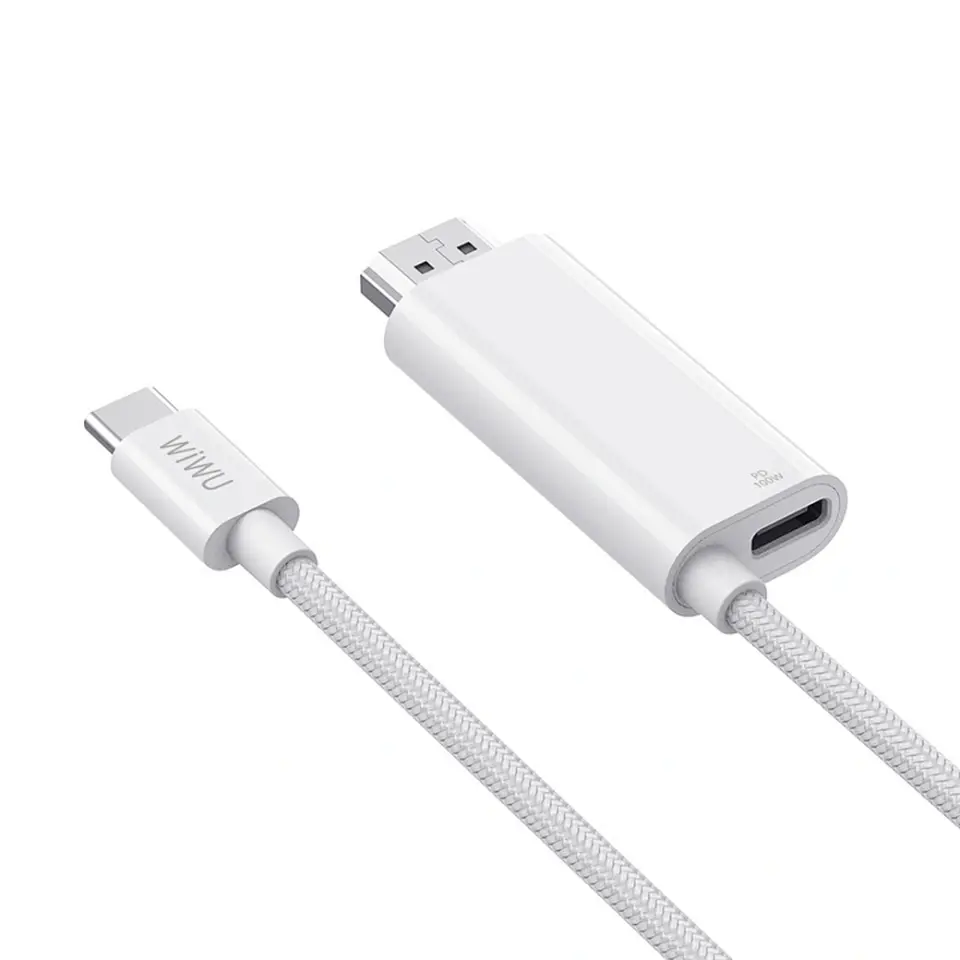 Wiwu PS001 Type-C to HDMI PD Şarj ve Projeksiyon Kablosu