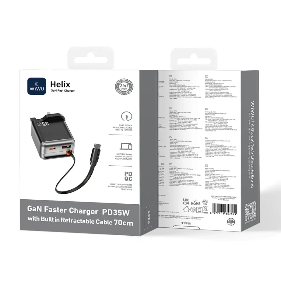 Wiwu G029 Helix 35W Gan Hızlı PD Şarj