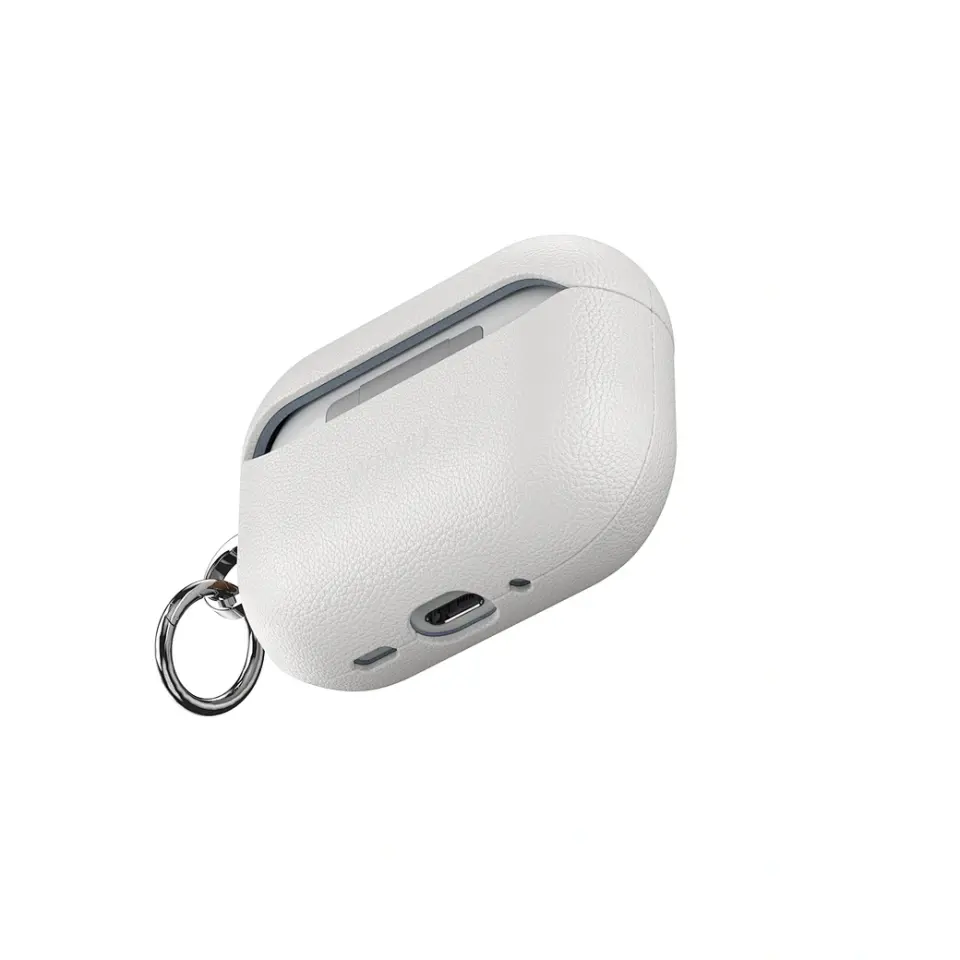 Wiwu HC-201 AirPods Pro3 Beyaz Deri Kılıf