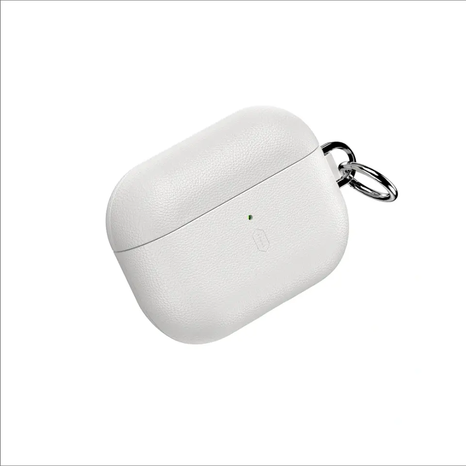 Wiwu HC-201 AirPods Pro3 Beyaz Deri Kılıf