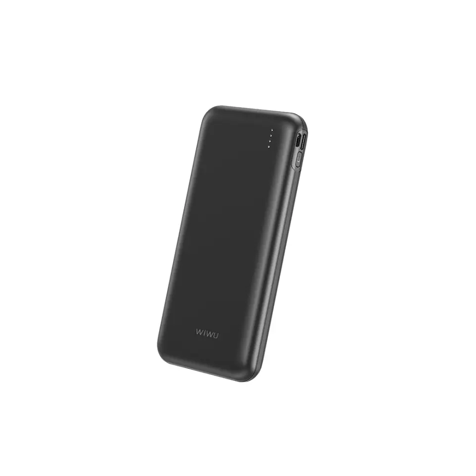 Wiwu P-08B Essen Serisi Kablolu 10000mAh Powerbank - Siyah