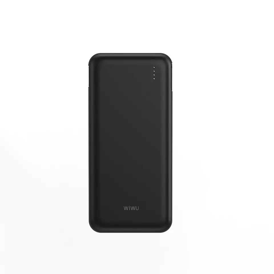 Wiwu P-08B Essen Serisi Kablolu 10000mAh Powerbank - Siyah
